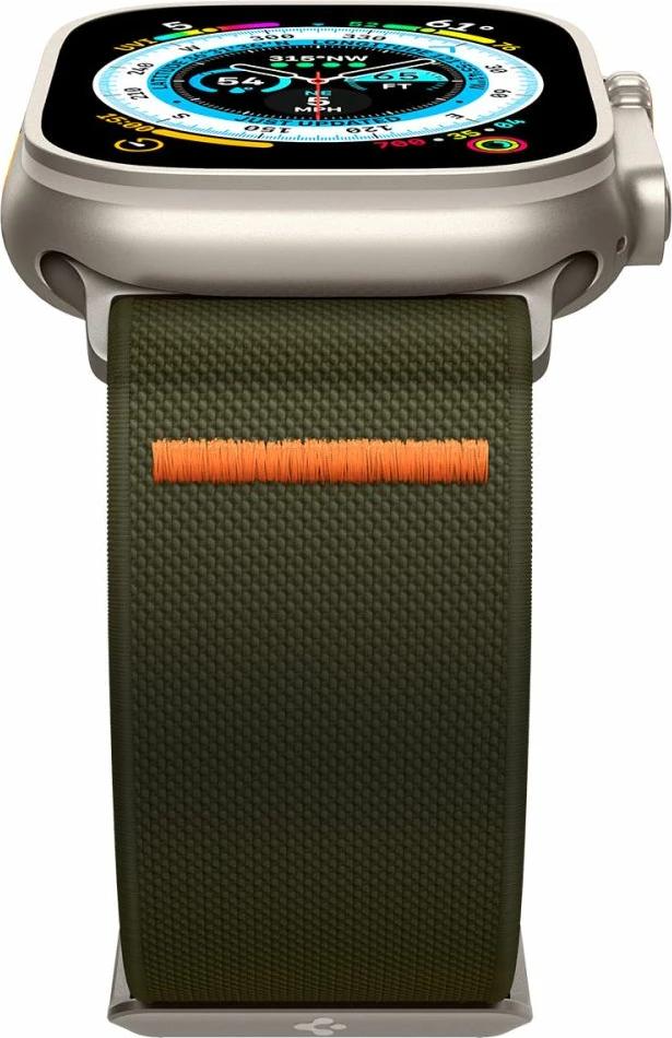 Rrip Spigen Fit Lite Ultra për Apple Watch 4/5/6/7/8/SE/Ultra (42/44/45/49 mm), Gjelbër