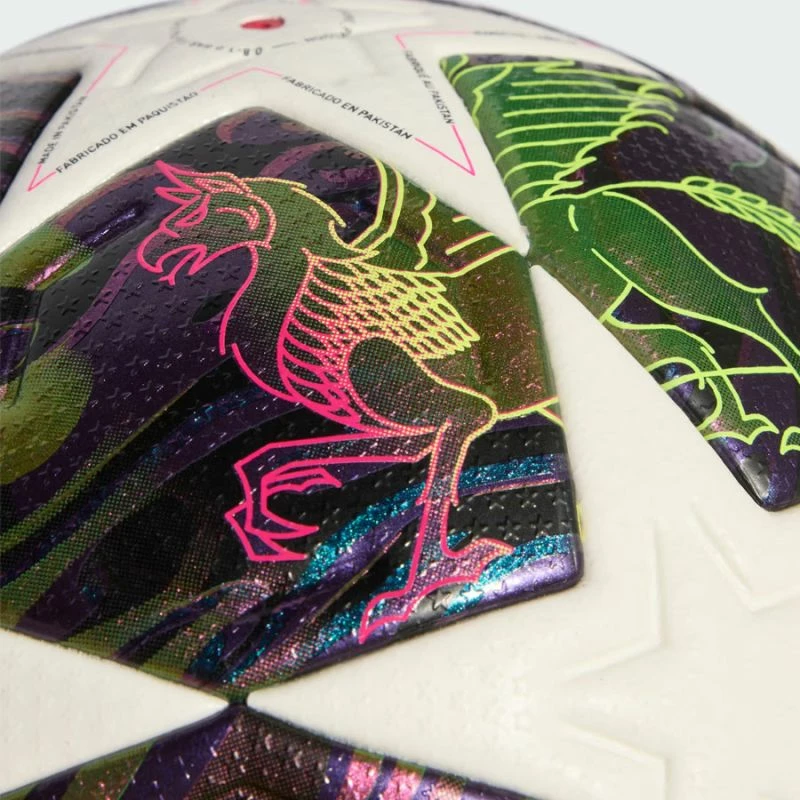 Top futbolli adidas UCL 25/26 Final Pro JX9077, i bardhë/lejlaj