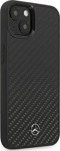 Mbështjellës Mercedes MEHCP13SRCABK për iPhone 13 mini 5.4", karbon, zi
