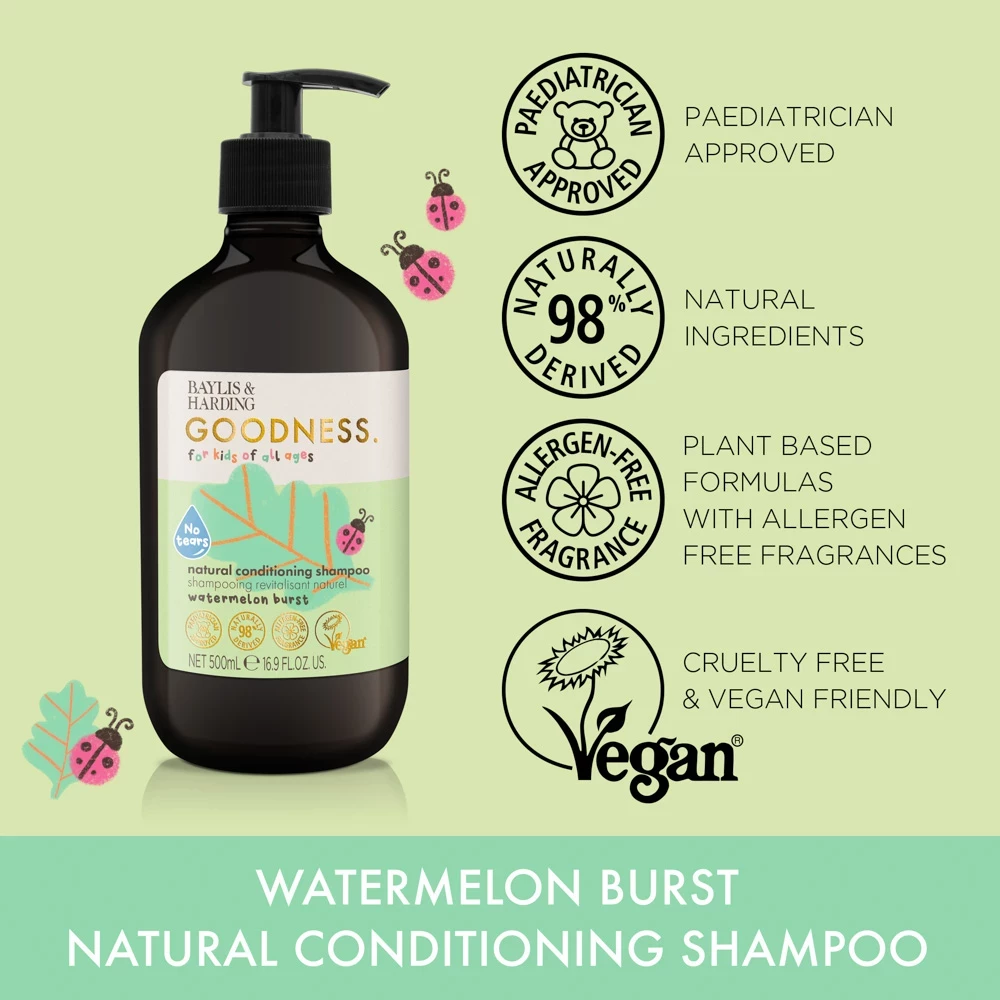 Shampo për fëmijë Baylis & Harding Goodness Waterlemon Burst, 500 ml