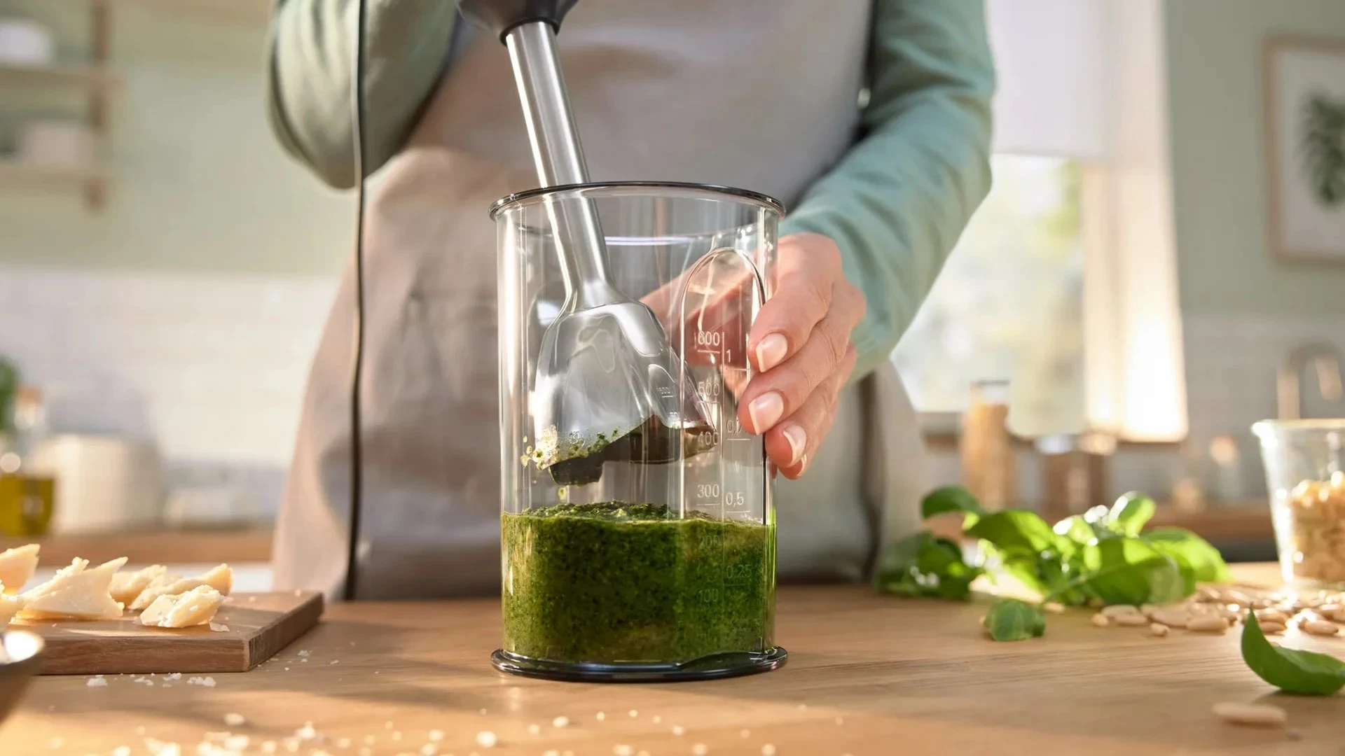 Blender Bosch Serie 6 MSM6M610, 1000 W, Ngjyrë e zezë dhe çelik inox