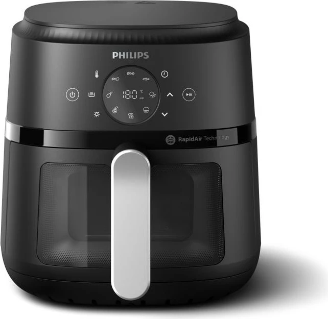 Fritezë me ajër, Philips, NA221/00, 4.2L, 1500W, e zezë