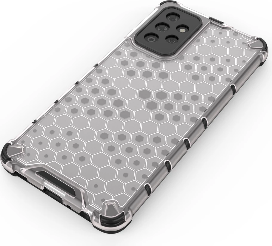 Mbështjellës Hurtel Honeycomb Case për Samsung Galaxy A72 4G, Blu
