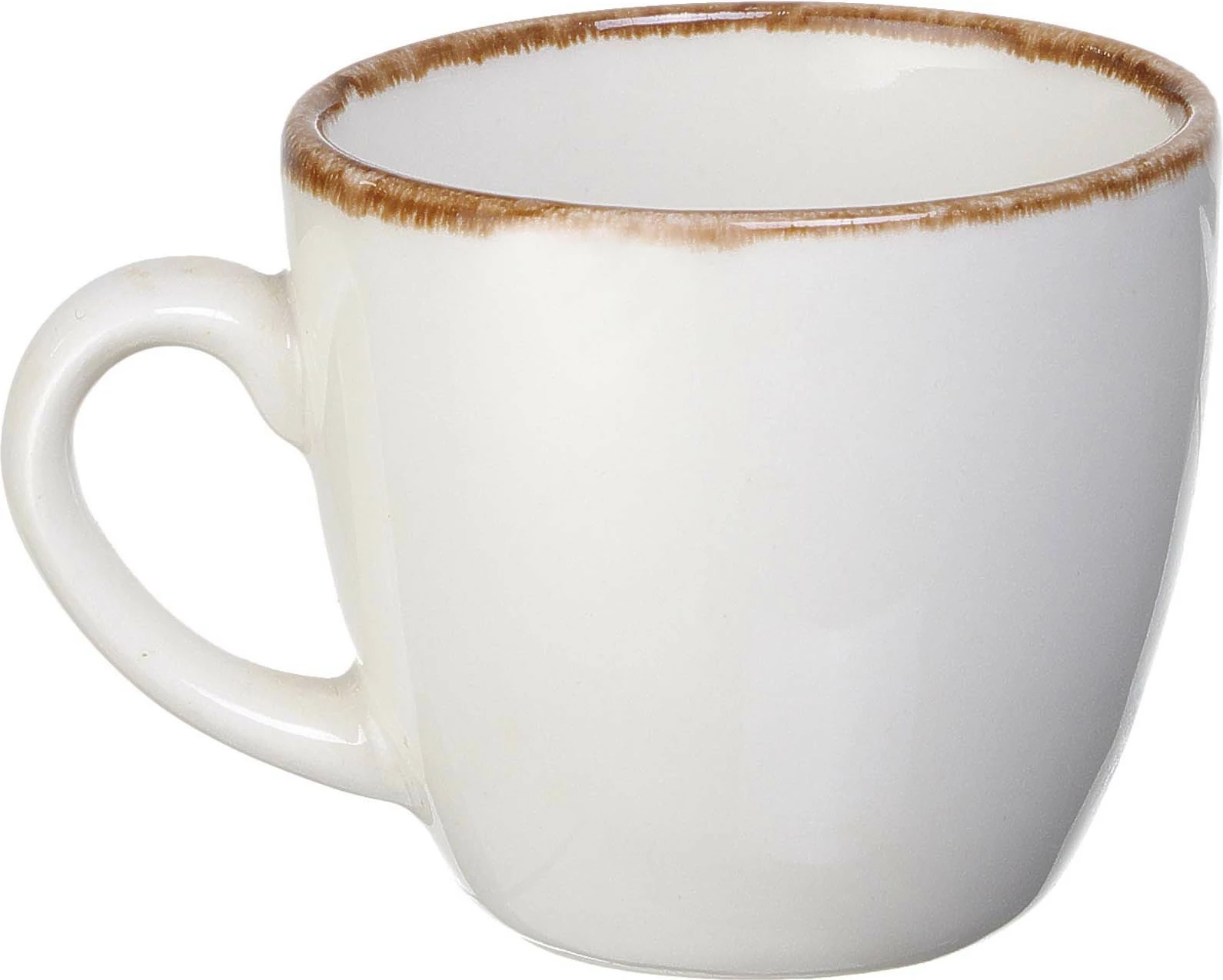 Filxhan espresso Fine Dine Vanilla 75 ml, krem, set 6 copë