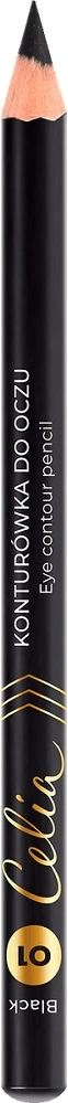 Laps për sy Celia Eye Contour Pencil 01 Black për femra, e zezë, 1 copë