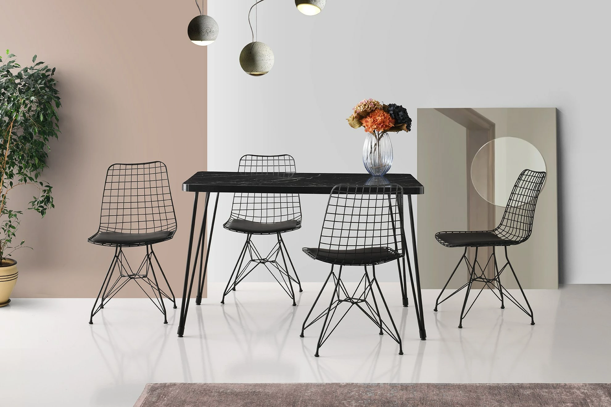 Tavolinë ngrënieje Hanah Home, Lagos, 1421