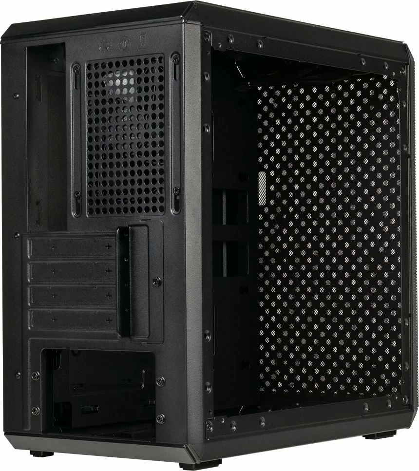 Kasë Cooler Master Q300L V2 Q300LV2-KGNN-S00 Micro Tower, Micro-ATX/Mini-ITX, USB-C, xham i kalitur, e zezë
