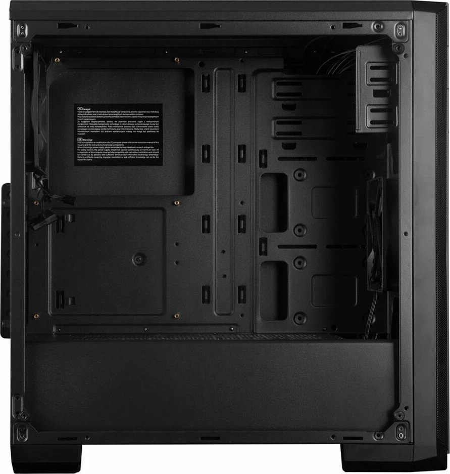 Kasë Modecom Oberon Pro LE AT-OBERON-PR-10-000000-0002-LE Midi Tower ATX/uATX pa PSU, e zezë