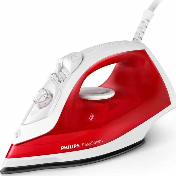 Hekur Philips EasySpeed GC1742/40 2000 W, rezervuar 220 ml, avull 25 g/min, boost 90 g/min, i kuq, me gotë për mbushje uji