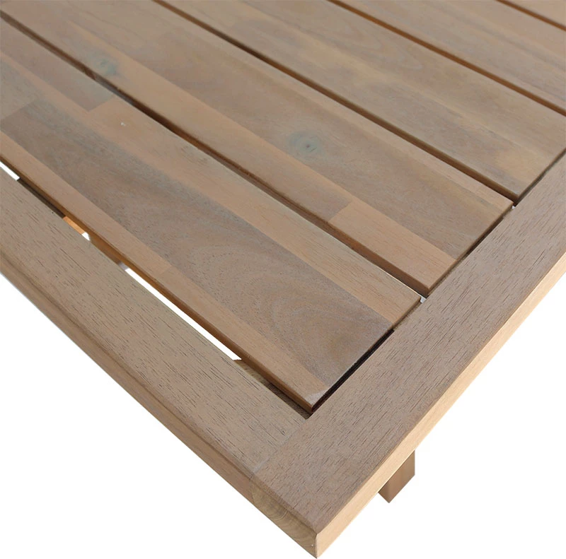 Tavolinë Malibu, dru akacie natyrale, 180x90x75cm