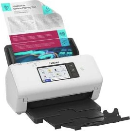 Skaner dokumentesh Brother ADS-4700W A4, Dual CIS, ADF 80-fletë, LAN/Wi‑Fi
