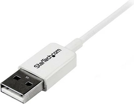 Kabllo USB StarTech USBPAUB2MW, USB-A në Micro-USB B, 2m, USB 2.0, e bardhë