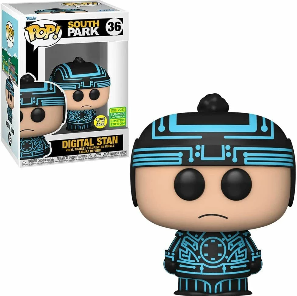 Figurinë Funko Pop! TV Funko South Park Digital Stan, e zezë/blu