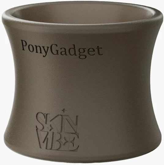 Aksesor volumizues për flokë SkinVibe PonyGadget SV-004BR, set 6 goma flokësh, kafe