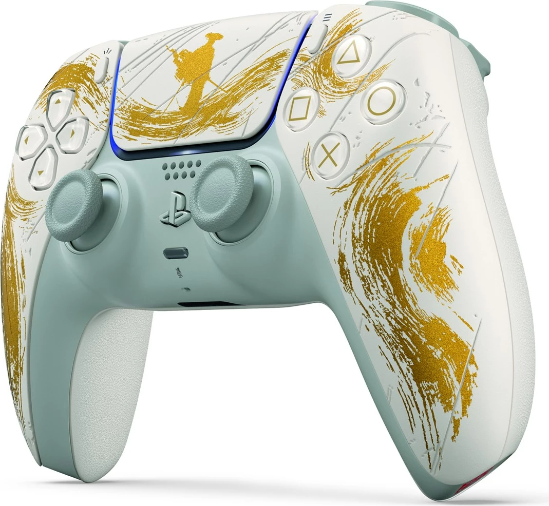 Gamepad Sony DualSense Ghost of Yotei Limited Edition, për PlayStation 5, Bardhë/Ar