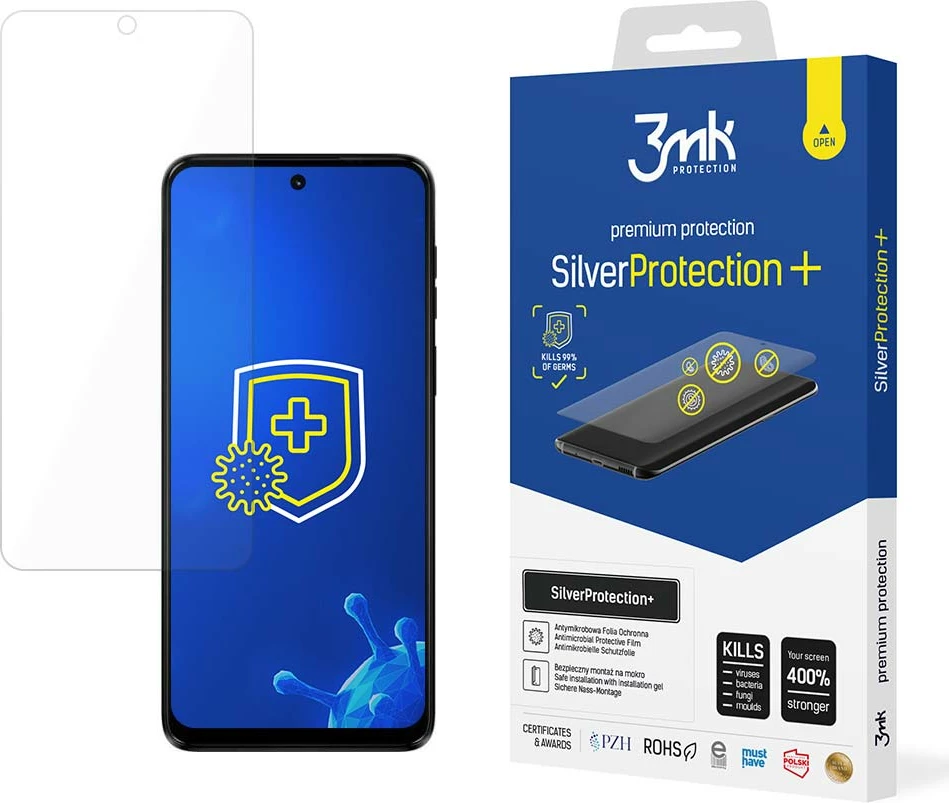 Folje mbrojtëse 3mk SilverProtection+ për Motorola Moto G14, transparente