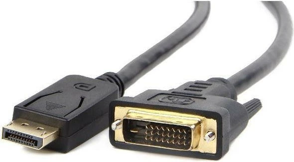 Kabllo Gembird CC-DPM-DVIM-1M DisplayPort në DVI-D 24+1, 1m, e zezë
