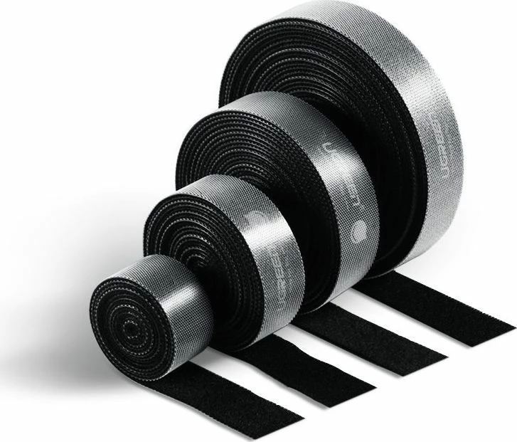 Organizer kabllosh Ugreen Hook and Loop 40356 5m x 20mm, i zi, 1 copë