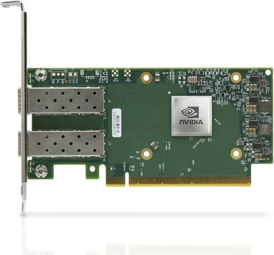 Kartë rrjeti Mellanox MCX623106AN-CDAT, PCI Express, Fiber, Gjelbër