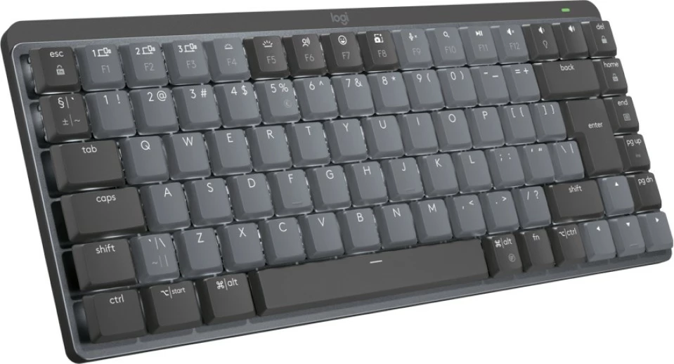 Tastierë mekanike mini Logitech MX, wireless, me ndriçim, gri