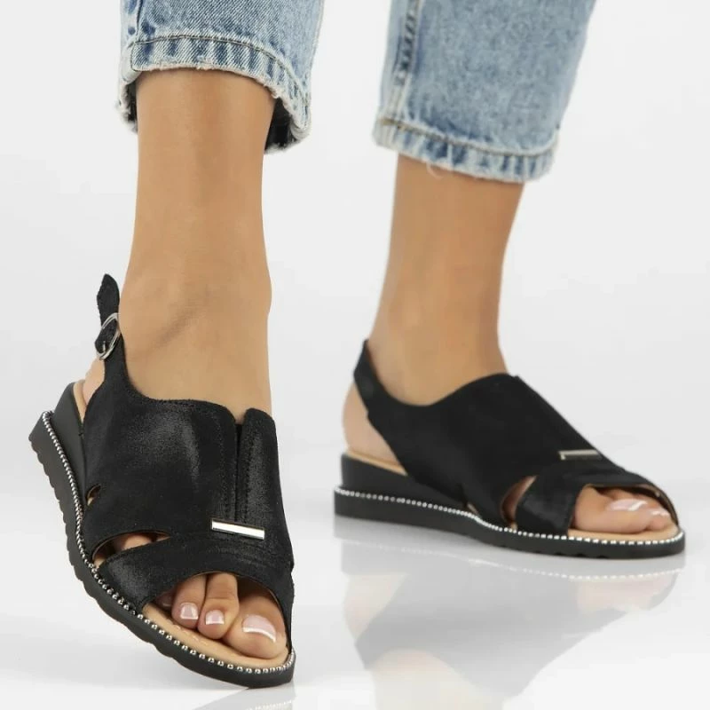 Sandale për femra Filippo DS4470, të zeza [Madhësia: 36]