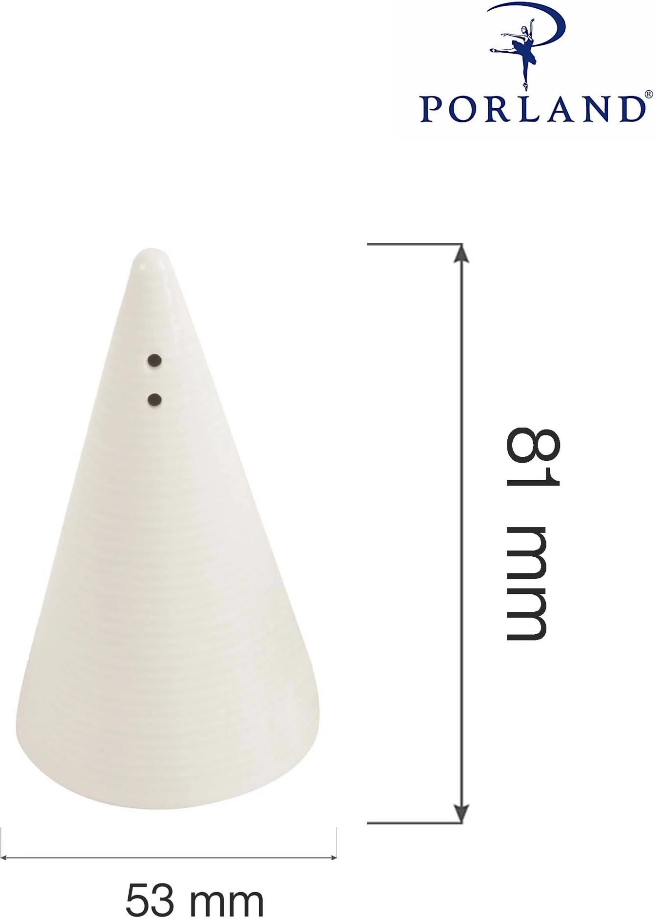 Kripore Porland Line, porcelan, set 6 copë, krem