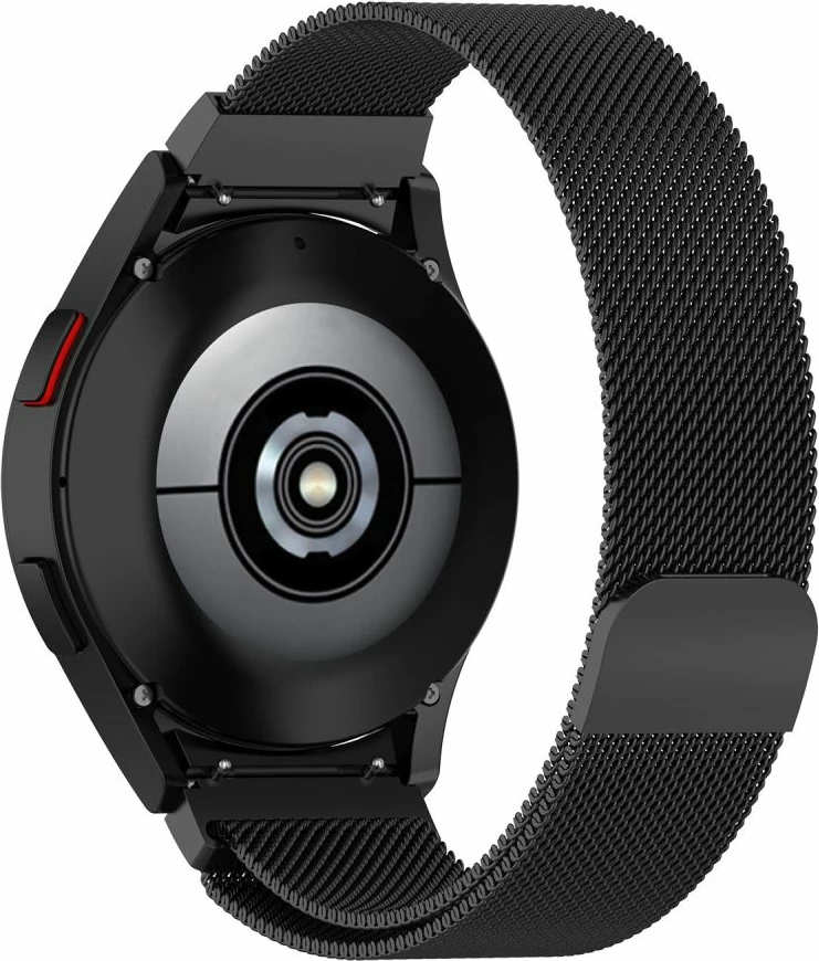 Rrip çeliku për smartwatch Tech-Protect MilaneseBand për Samsung Galaxy Watch 4/5/5 Pro/6/7/FE, i zi
