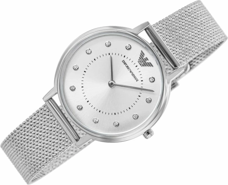 Orë dore për femra Emporio Armani Kappa, argjendi