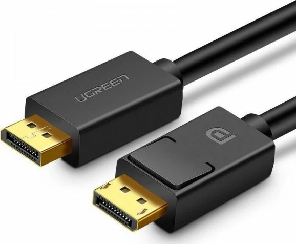 Kabllo DisplayPort Ugreen DP102 2m, DisplayPort-DisplayPort, e zezë
