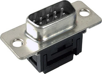 Konektor D-Sub EFB Elektronik EDSF 09 LPIII/Z, profil i ulët, kleme prerëse (IDC), zi/hirtë