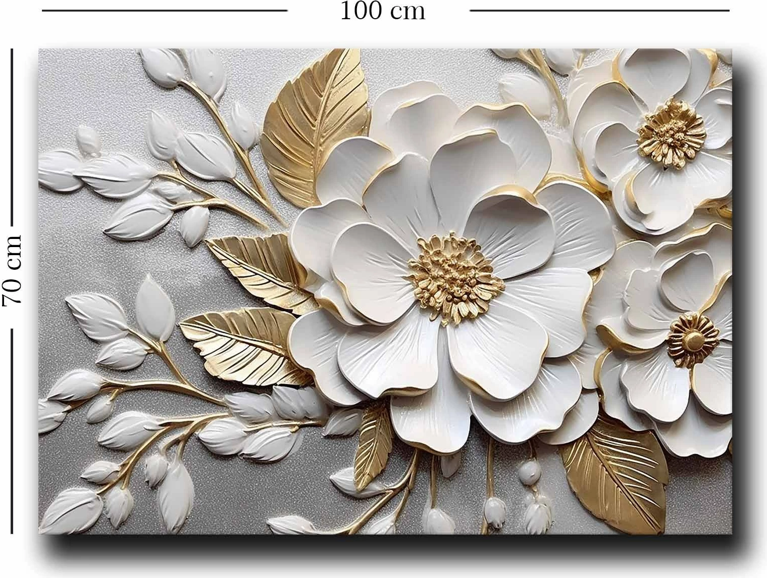 Pikturë dekorative në kanavacë, Wallity, 70100GSC-028, shumëngjyrëshe, 70x100cm