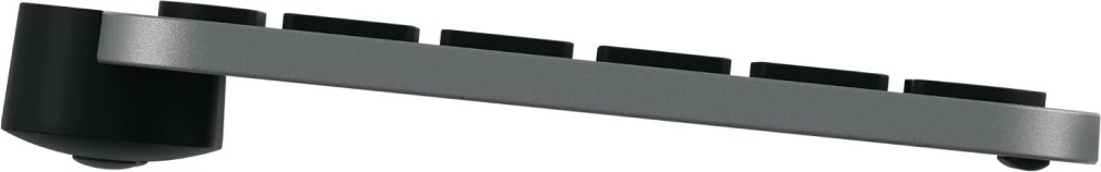 Tastierë Logitech MX Keys S për Mac, Pa tela, RF Wireless + Bluetooth, Çelës gërshërë, QWERTZ, Alumini, E zezë