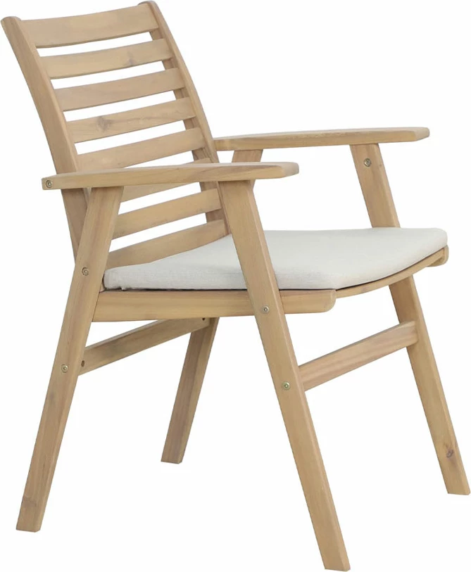 Karrige Etoile me jastëk, natyrale e bardhë, 61x59x86.5