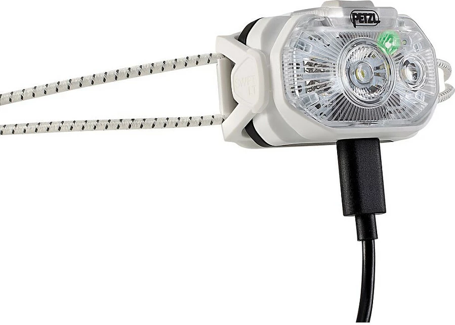 Llambë koke Petzl SWIFT LT, 380 lm, e rikarikueshme, IPX4, jeshile