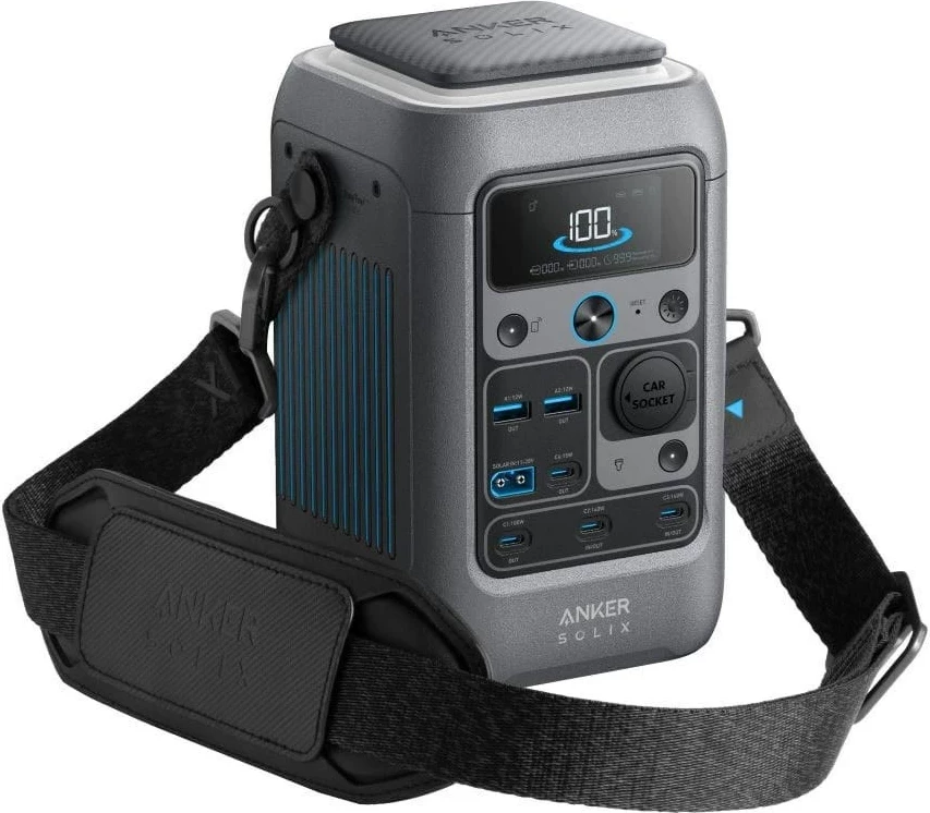 Stacion portativ Anker Solix C300X, 300 W, 288WH, i zi