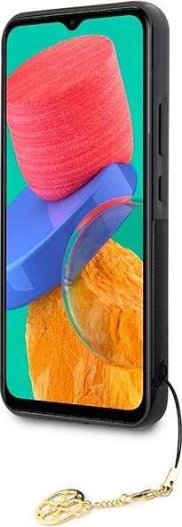 Mbështjellës Guess 4G Charms për Samsung Galaxy A34 5G, kafe