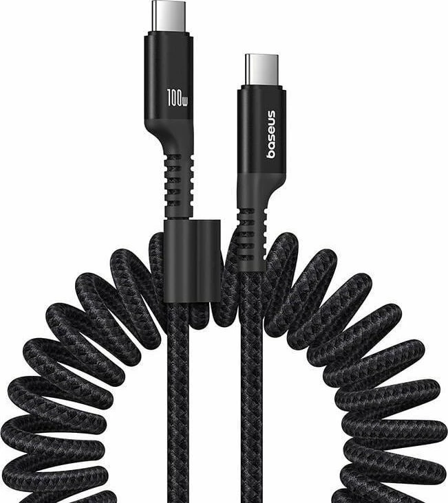Kabllo USB-C në USB-C Baseus Fish-Eye P10320203111-00 1 m PD 100W 480 Mbps e zezë