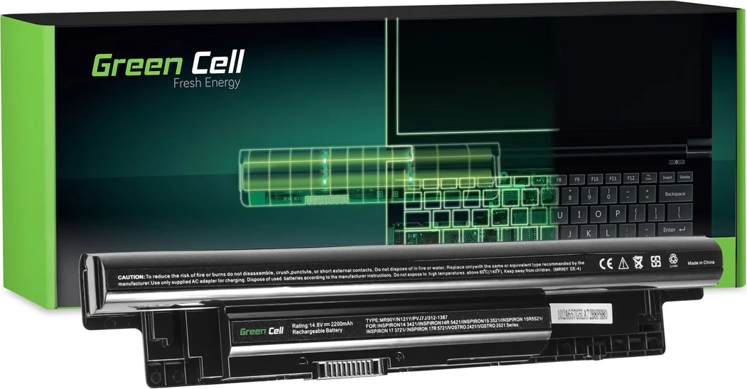 Bateri për laptop Green Cell DE109