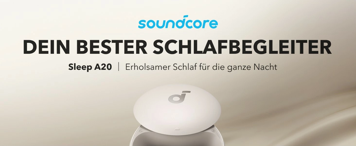 Kufje Anker Soundcore Sleep A20, Wireless, 20 - 20000 Hz, Bardhë
