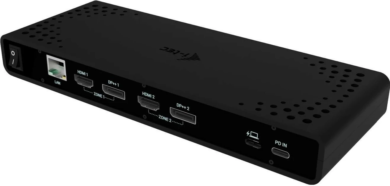 Stacion dokimi i-tec Universal Dual 4K, 2xDP 2xHDMI LAN Audio Power Delivery 85W, ngjyrë e zezë