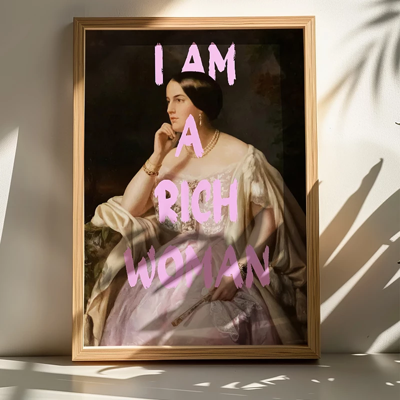 Pikturë muri Richy me kornizë, print digjital, shumëngjyrëshe, 33x1.5x48cm