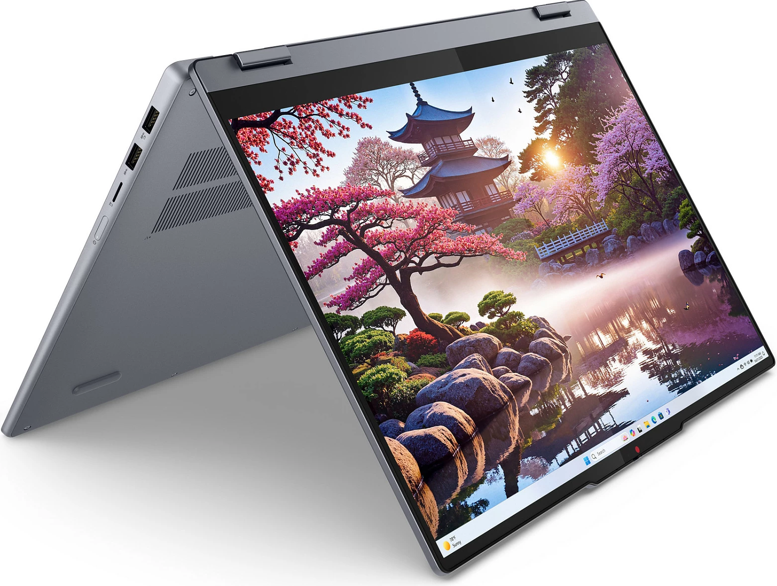 Laptop 2-në-1 Lenovo IdeaPad 5 16AKP10, AMD Ryzen AI 5, 16GB RAM Memorje, 1TB SSD, 16" Touch, Luna Grey