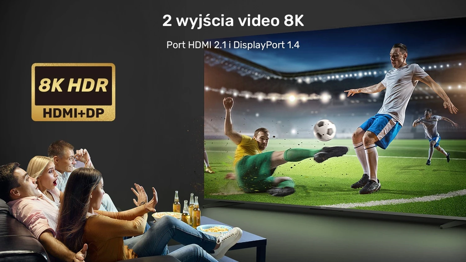 Stacion Dokimi Unitek 12 në 1, HDMI 8K, USB 4, 100 W, ngjyrë e zezë