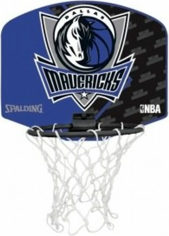 Tabelë mini basketbolli Spalding Dallas Mavericks me top, për fëmijë