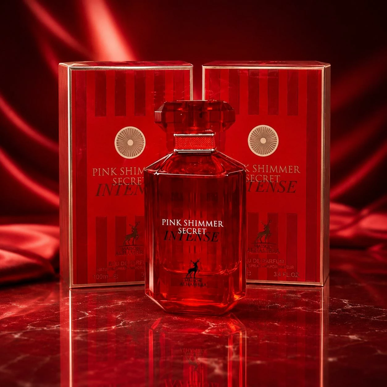 Maison Alhambra Pink Shimmer Secrets Intense Eau de Parfum për Femra