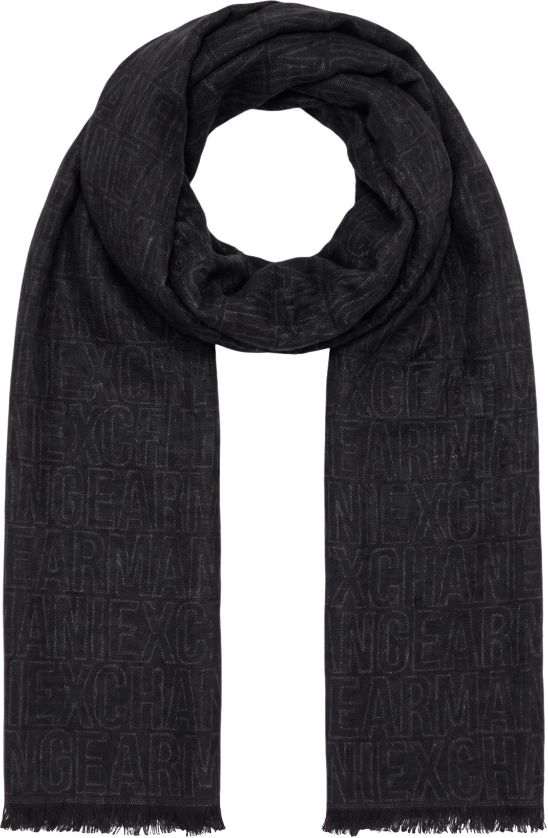 Shall për meshkuj Armani Exchange XM001714 AF17470, zi-gri