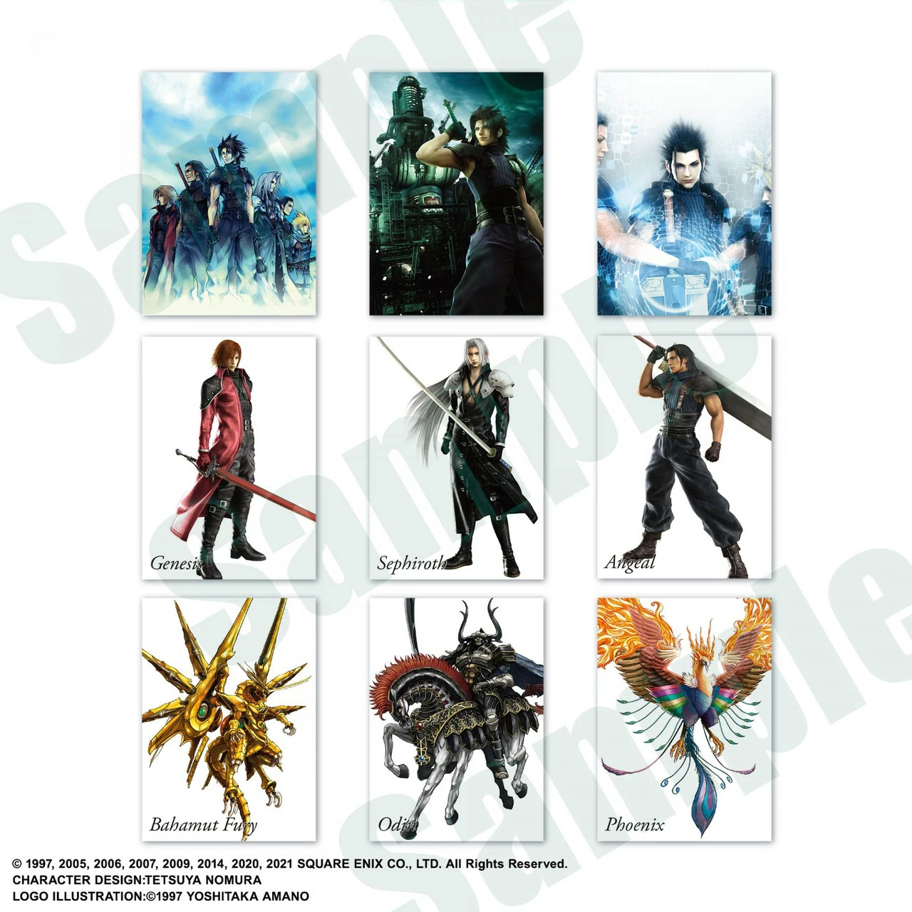 Set kartash koleksionuese Square Enix Final Fantasy VII Anniversary Art Museum Digital Card Plus, display 20 pako, ENG