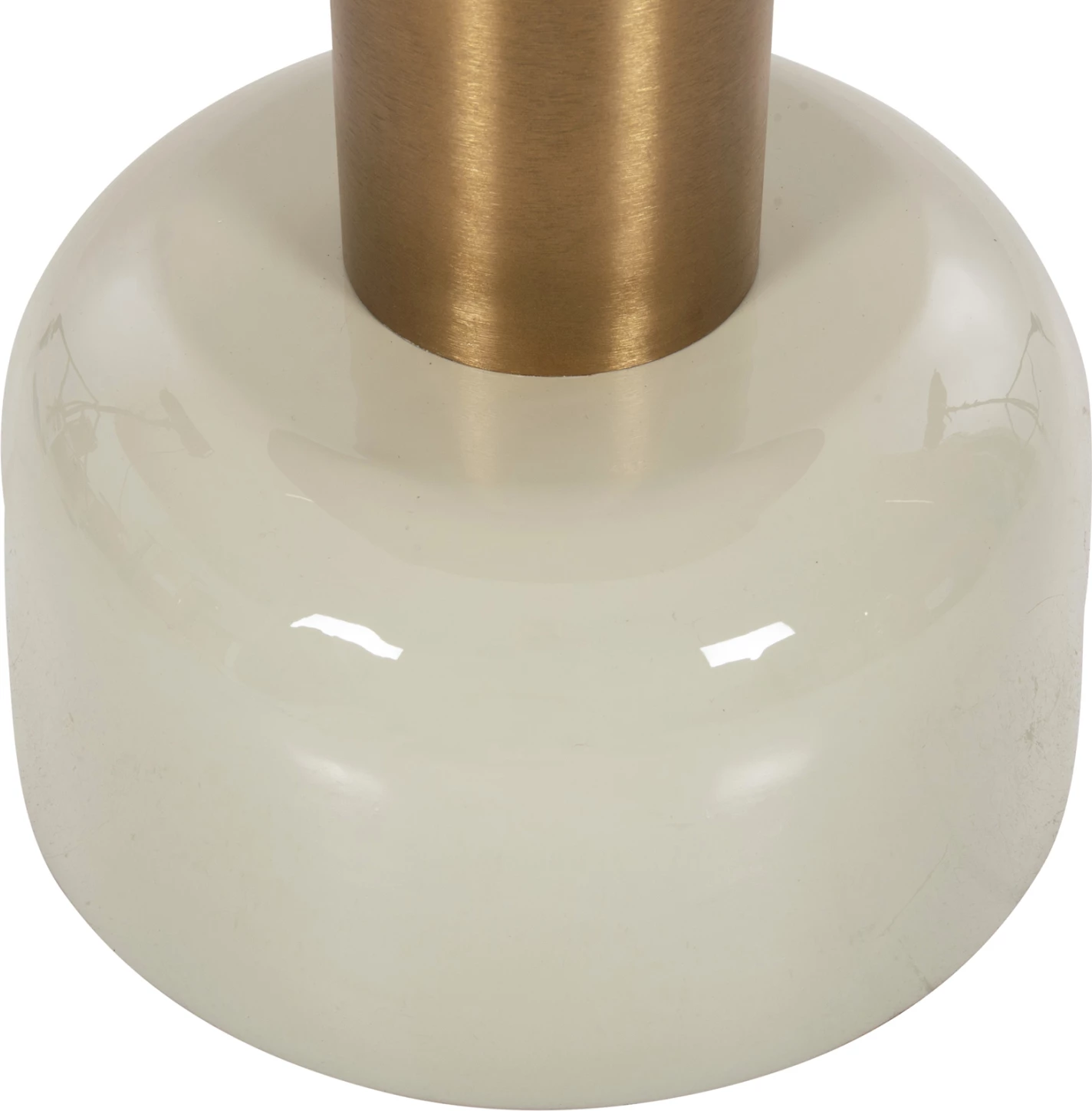 Tavolinë anësore ERODE FH4243.07 metalike në krem-ari Φ40,5x48Hcm