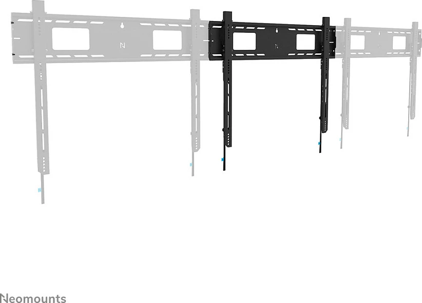 Mbajtës muri për TV Neomounts LEVEL-750, 43-98", VESA 800x600, 125kg, i zi