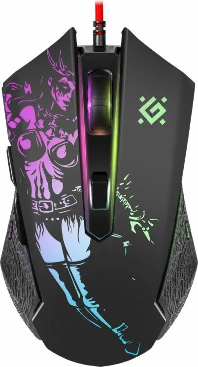 Maus gaming DEFENDER për të dy gjinitë, i zi